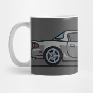 Grey Mazdaspeed Miata drawing Mug